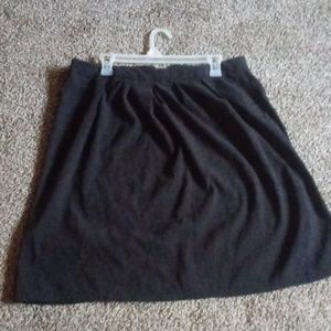 Womens black dress skirt